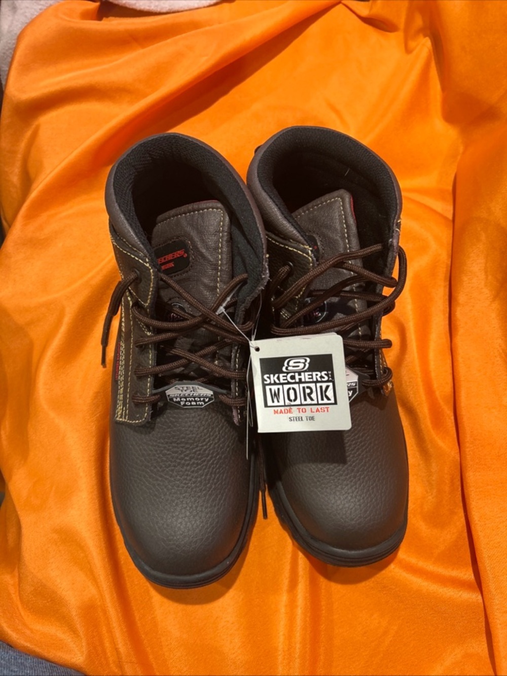 Skechers Work Boots 10 Wide Men’s